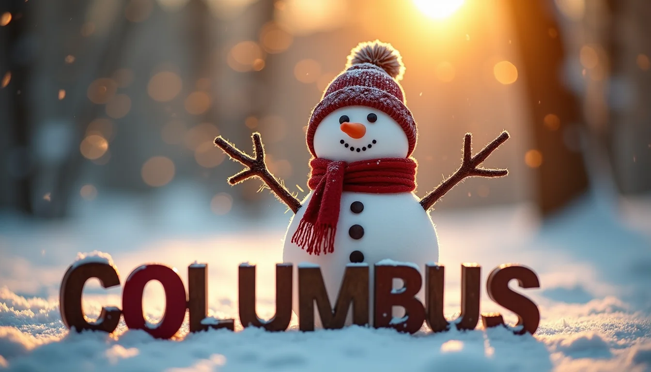 Christmas lights in Columbus