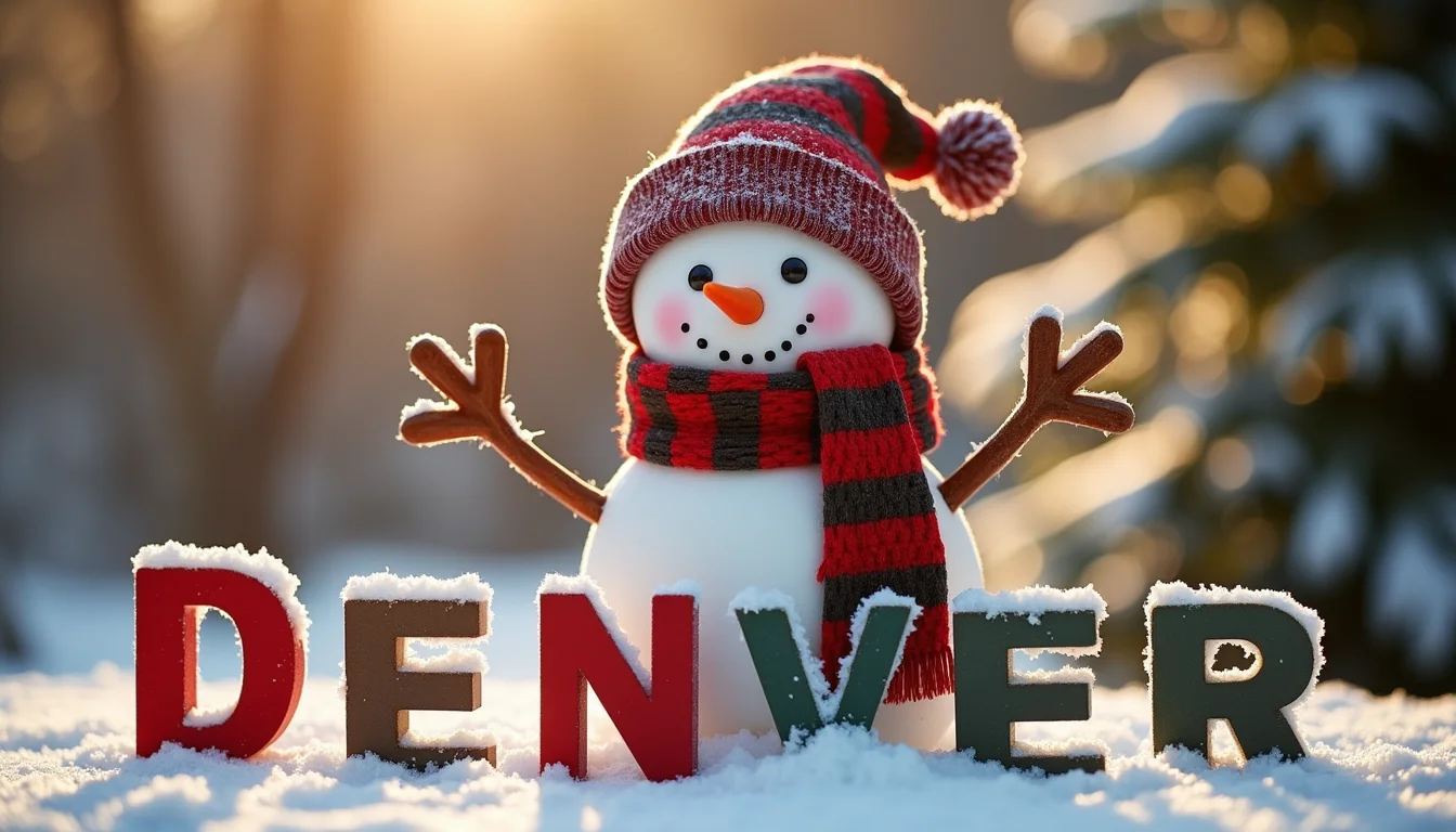 Christmas lights in Denver